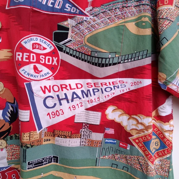 Reyn Spooner Vintage 2004Championship Boston Red Sox Camp Shirt